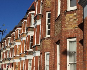 Victorian houses in Clapham