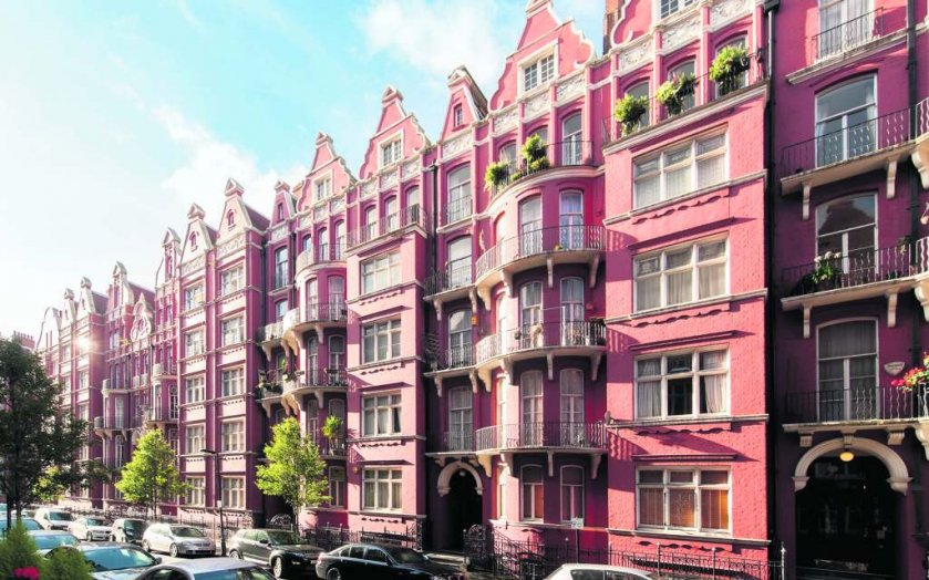 mansion blocks London