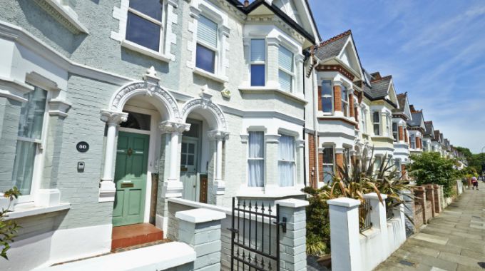 Victorian houses in Fulham