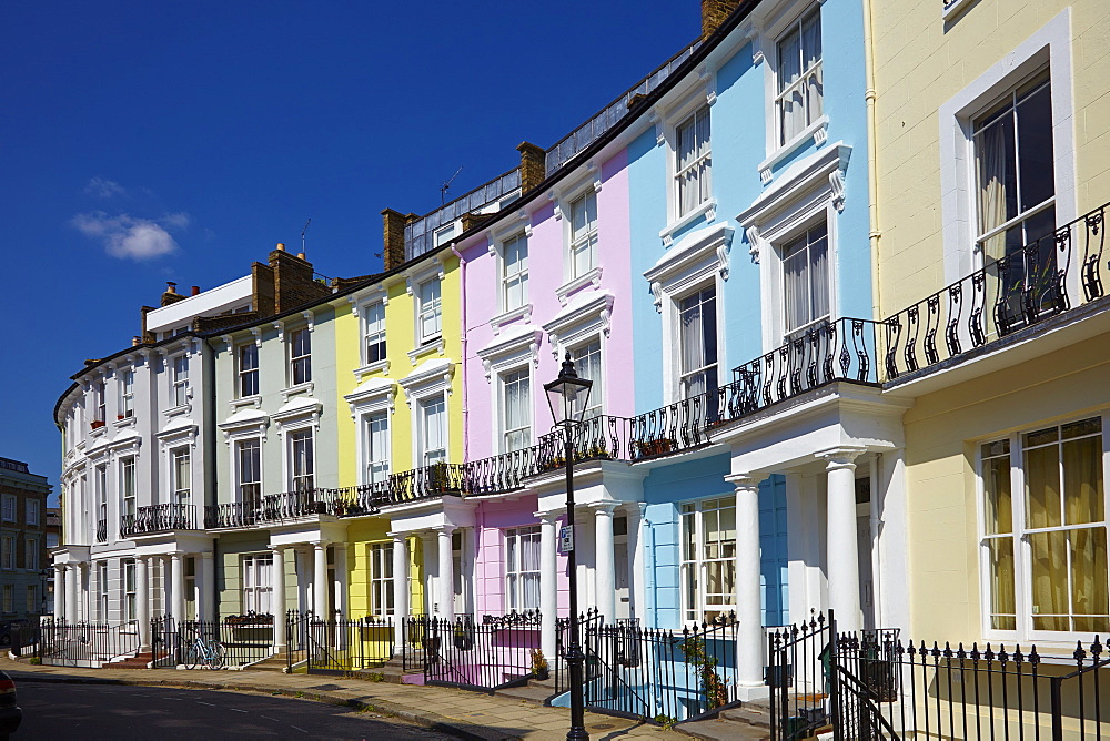 move to primrose hill and his coloured edwardien houses