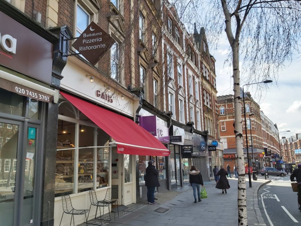 move to west hampstead for its high street and nice shops