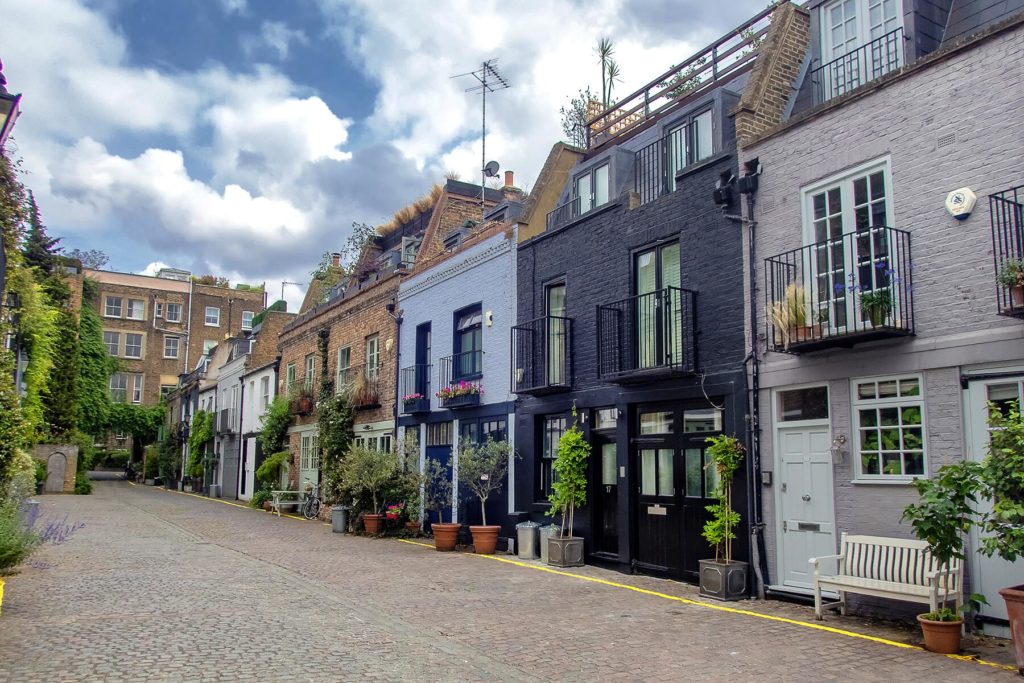 vivre à notting hill pour ses mews